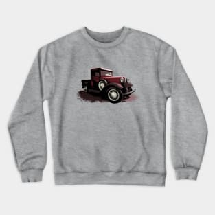 Red 1930 Ford Model A truck Crewneck Sweatshirt